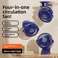 Ventilateur de bureau silencieux alimenté par USB pour dortoirs d'étudiants et bureaux, petit modèle à clipser sur le bureau