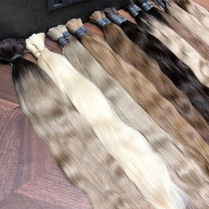 Cheveux vierges russes bruts de qualité supérieure, <span class=keywords><strong>en</strong></span> vrac, sans trame, 100% naturels, non traités, peuvent être teints jusqu'à la couleur blonde - Product Image 3