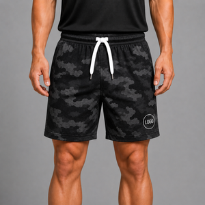Pantalones Cortos Deportivos de Camuflaje Personalizados para Hombre, de Secado Rápido, para Correr, Gimnasio, Entrenamiento, Ropa Deportiva Ligera, Uniforme de Equipo - Product Image 1