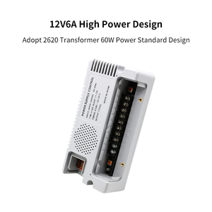 Système de contrôle d'accès avec alimentation à interrupteur et entrée de sonnette AC 90-250V vers DC 12V6A en plastique ABS pour accès aux portes - Product Image 5