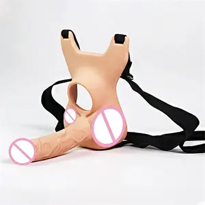 <span class=keywords><strong>Hollow</strong></span> Strapon Dildos für Männer, Gay Male Penis Extension Dicks mit Harness Strap on <span class=keywords><strong>Dildo</strong></span> für Frauen - Product Image 1