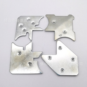 Supports d'angle pour portes et fenêtres en acier, 68 mm x 40,8 mm, épaisseur 2,0 mm, design minimaliste durable pour la décoration intérieure - Product Image 1