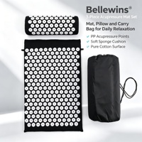 Ensemble de 3 pièces Bellewins, kit de relaxation corporelle professionnel, tapis d'acupression pour la relaxation des tensions musculaires profondes et le remodelage du corps