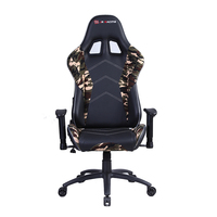 Chaise de Gamer RGB avec éclairage LED, chaise de jeu personnalisée pour ordinateur