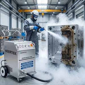Nouvelle machine de sablage à glace sèche électrique haute performance avec réglages de glace fine ajustables pour le <span class=keywords><strong>nettoyage</strong></span> des moules et l'entretien des intérieurs de voiture - Product Image 1