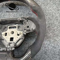 Modifikasi & Upgrade Setir Balap Chevrolet Camaro Corvette 2012-2018 Serat Karbon Hitam PU 3-Spoke OLIVER Fitment