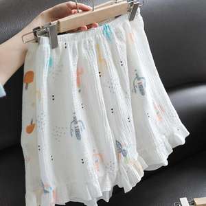 ชุดนอนขาสั้นระบายอากาศบางทรงหลวมของผู้หญิงชุดนอนทันสมัยพิมพ์ลายใหม่สำหรับฤดูร้อน - Product Image 4