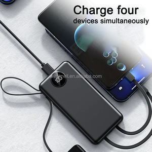 2025 dernier chargeur portable mince de banque de puissance 10000mAh avec câble intégré PowerBanks 20000 Mah <span class=keywords><strong>batterie</strong></span> <span class=keywords><strong>externe</strong></span> pour <span class=keywords><strong>Iphone</strong></span> - Product Image 4