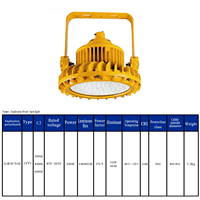 Projecteur LED marin CFT5 100W 85-265V en aluminium, antidéflagrant, longue durée de vie, étanche IP65, haute qualité pour bateau