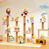 Nouvelle figurine Popmart Baby Molly Tabby Series en PVC, boîte mystère, poupées personnalisées, jouets mignons et tendance, décoration d'intérieur 1/100