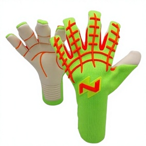 ถุงมือผู้รักษาประตูหนังคุณภาพสูงสำหรับกีฬากลางแจ้ง 男女兼用 กันน้ำ สายรัดข้อมือปรับได้ ป้องกันนิ้วมือ ขายส่ง OEM - Product Image 1