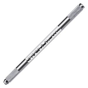 Pluma de Tatuaje Manual de Doble Punta de Acrílico Cristalino para Agujas de Sombreado, Agujas Redondas, Microblading y Maquillaje Permanente - Product Image 3
