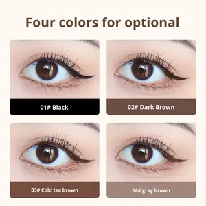 Eyeliner liquide cosmétique de beauté à marque privée, fini mat, séchage rapide, longue durée, imperméable - Product Image 4