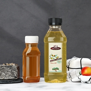 Yeni şekil 500ml özelleştirilebilir <span class=keywords><strong>PET</strong></span> 16oz plastik meyve suyu şişesi ile meyve suyu için - Product Image 6