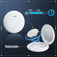 Riwayat Penjelajahan Tas Barang Lainnya Komunikasi & Jaringan Kartu Produk Pelacak Tag Ble Perangkat yang Dapat Dipakai Iot Beacon Ble Pelacak Gps air Tag