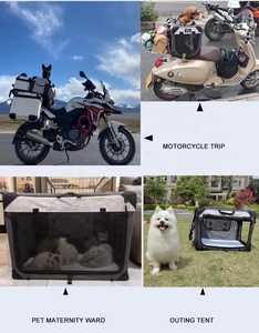 Collapsible Oxford <strong>Soft</strong> <strong>Dog</strong> <strong>Crate</strong> Zipper Portable Travel <strong>Crate</strong> for Large <strong>Dogs</strong> Foldable Indoor/Outdoor Car Travel Customized - Product Image 6