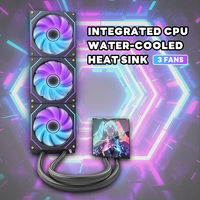 Refroidisseur Liquide Aidecoolr RGB 360mm pour Processeur, Refroidissement à Eau pour PC de Jeu avec Ventilateurs ARGB Silencieux, Dissipateur Thermique à Boucle Personnalisée