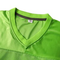 Jersey Rugby Pria dengan Cetakan Panas & Bordir di Leher Rib Ukuran S-3XL