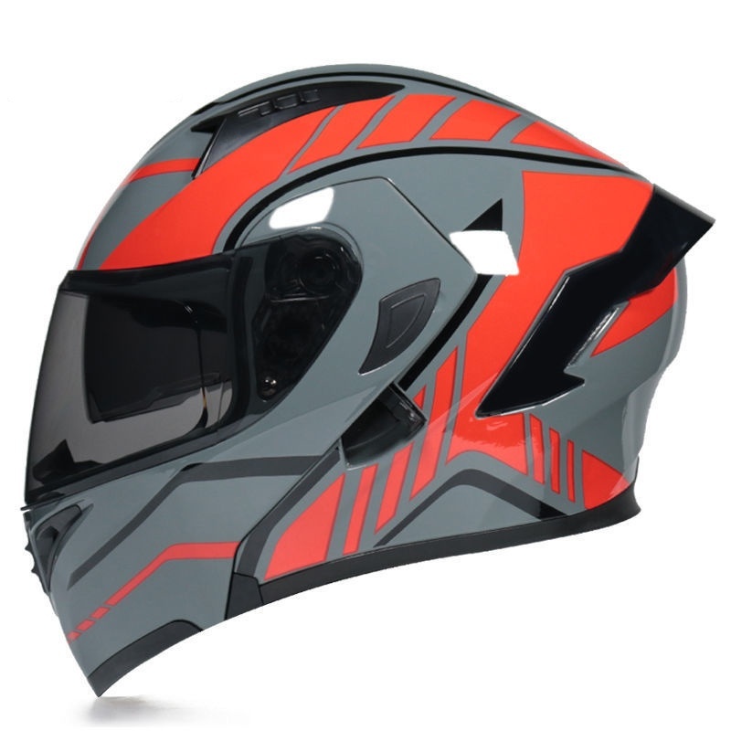 Red Freedom with Light Tea Color Visor
