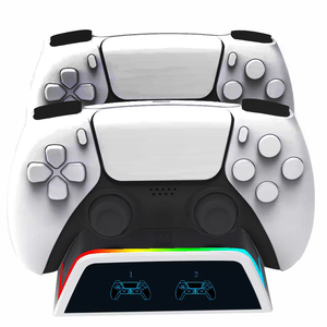 <span class=keywords><strong>Base</strong></span> <span class=keywords><strong>de</strong></span> <span class=keywords><strong>Carga</strong></span> para Controlador con Luz RGB <span class=keywords><strong>de</strong></span> Fantasía, <span class=keywords><strong>Base</strong></span> <span class=keywords><strong>de</strong></span> <span class=keywords><strong>Carga</strong></span> Doble con Soporte para el Control <span class=keywords><strong>de</strong></span> <span class=keywords><strong>PS5</strong></span>, Material ABS - Product Image 2