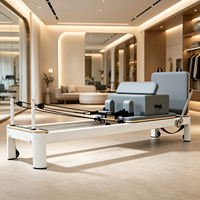 Kit de Inicio para Pilates Reformer Blanco con Colchoneta y Correa para Programas de Principiantes