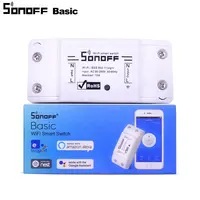 Дистанционный беспроводной смарт-выключатель Sonoff Basic с поддержкой Wi-Fi, 10 А