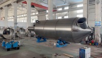 Evaporador de Circulación Forzada de Grado Alimenticio, Planta de Concentración de Lácteos de Alta Eficiencia, Sistema de Cristalización de Acero Inoxidable 316L