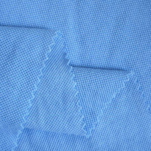 Tela de Malla de Perlas de Poliéster y Algodón Elástica y Transpirable de 220 g/m², Personalizada de Fábrica, al por Mayor, para Camisetas Polo y Vestidos de Mujer y Hombre - Product Image 6