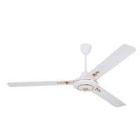 Ventilateur de plafond blanc de 56 pouces, haut débit d'air, pour usage domestique, salon, école, moteur puissant, restaurant, dortoir, ventilateur silencieux