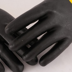 Gants funéraires de serveur respirants à absorption de sueur en pointillés en PVC antidérapants Gants à main en gros - Product Image 4