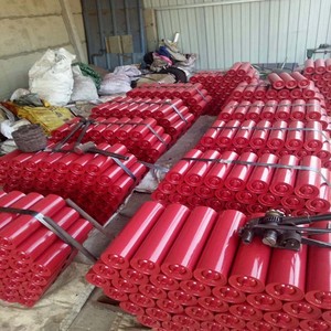 Componentes del transportador de rodillos a precio de fábrica de China Nuevo rodamiento de acero para equipos de manipulación de materiales Industrias de construcción minera - Product Image 5