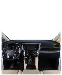 Cubierta del salpicadero del coche alfombra Mat Pad para Toyota alphard vellfire <span class=keywords><strong>2015</strong></span> 2016 2017 2018 2019 2020 2021 2022 kits de alfombrillas parasol - Product Image 5
