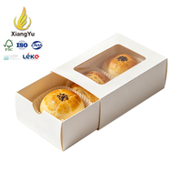 Emballages de boulangerie en carton alimentaire transparent, imprimés sur mesure, résistants à la graisse, en matériaux recyclés écologiques, vente en gros