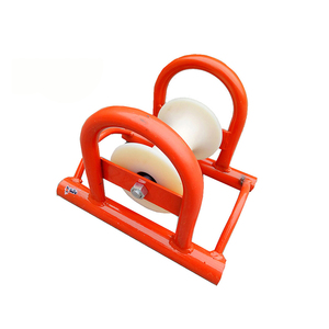 Rodillo para Cable <span class=keywords><strong>de</strong></span> Fibra Óptica con Marco <span class=keywords><strong>de</strong></span> Acero, Rueda <span class=keywords><strong>de</strong></span> Aluminio y Nylon, Diseño Arqueado para Tirar Cables, Carga Nominal <span class=keywords><strong>de</strong></span> 12/15KN - Product Image 5