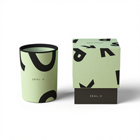 Boîte d'emballage en papier de luxe personnalisée, idéale pour un ensemble de diffuseurs de roseaux, une bougie parfumée, un parfum