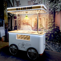 Vitrine à glaces très vendue, petit camion à glaces, chariot à glaces à vendre