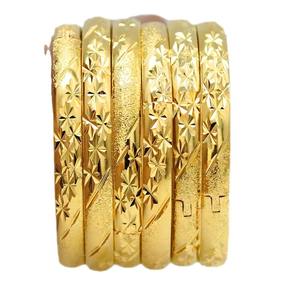 Pulseras y Brazaletes Modernos al por Mayor Estilo Árabe de Dubái, Chapados en Oro de 14K/24K, Joyería de Latón para <span class=keywords><strong>Mujer</strong></span> - Product Image 5