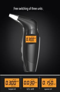 Testeur respiratoire haute sensibilité à affichage numérique LED, version vocale, mini testeur d'alcool <span class=keywords><strong>Ethylotest</strong></span> portable sans contact - Product Image 5