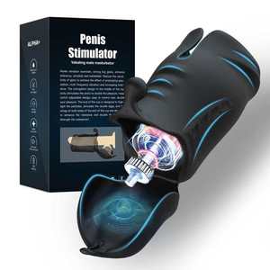 Nuevo dispositivo de masturbación inteligente, masturbador de doble choque de pulso para glande, entrenador de pene, masaje - Product Image 6