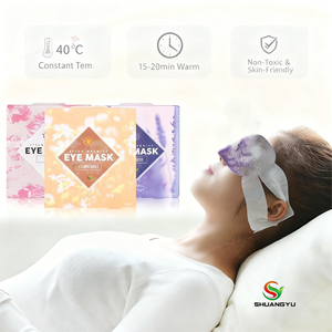 Maschera Oculare Autoriscaldante Monouso ShuangYu, 20 Minuti di Calore, Allevia la Fatica, Aiuta il Sonno, Morbida, Traspirante, Anti-Rughe <span class=keywords><strong>per</strong></span> Viaggi e Ufficio - Product Image 2