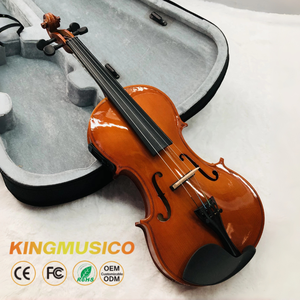 ไวโอลินสำหรับนักเรียน ผลิตจากโรงงานในจีน ขนาด 1/16-4/4 พร้อม EQ ในตัว เหมาะสำหรับโรงเรียนและร้านขายเครื่องดนตรี |   ชิ้นส่วนไม้เมเปิลแท้ |   รับผลิตแบบ OEM/ODM - Product Image 1