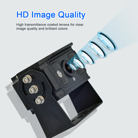 Caméra de recul Firecore HX-9004 1080P 5G avec carte SIM, vision nocturne 3D, GPS intégré, compatible ADAS, écran 7.0 pouces