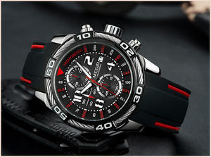 Nouvelle montre pour hommes montre à quartz de sport avec calendrier chronographe multifonctionnel - Product Image 6