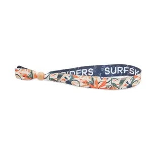 Pulsera de merchandising sostenible RPET USA EGETTA - Product Image 3