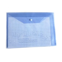 Carpeta de Archivo Transparente Impermeable de PVC Personalizada, Bolsa para Documentos Multicolor para la Escuela y la Oficina