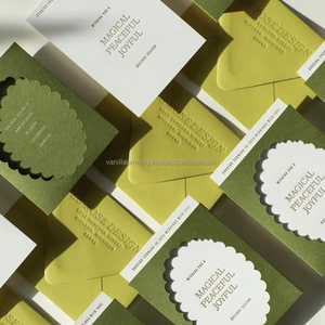 Custom <b>Printed</b> Full Set Wedding & Event Envelopes Coated <b>Paper</b> Cardboard/Kraft <b>Paper</b>/Art <b>Paper</b> Options Personalized Hot Stamping - Product Image 3