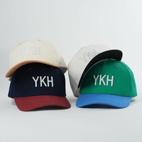 Hoge kwaliteit op maat gemaakte 5-panel baseballcap met volledige 3D-borduring, verstelbare maat, gemaakt van katoen en polyester voor heren