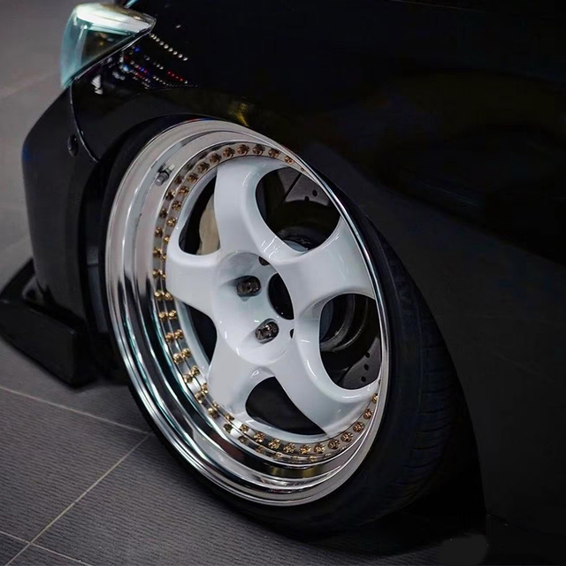 Five Spoke Three Piece Forged Wheels 5x120 5x130 5x114.3 5x100 16 17 18 19 20  Fit for S450 S500 740Li 750Li G80 G90 X3 X4
