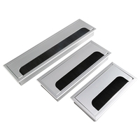 Offre Spéciale Table de bureau, tampon rabattable, boîte de fil en aluminium, œillet de câble