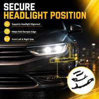 Braket Lampu Depan Bumper Depan untuk Accord Sedan 2008-2012 Sisi Kiri dan Kanan 71140-TA0-A00 71190-TA0-A00 HO1067113 HO1066113